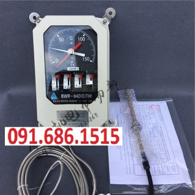 Đồng hồ đo nhiệt độ cuộn dây máy biến áp lực, Hangzhou Huali BWR-04DIII , BWR-04DIII(TH)