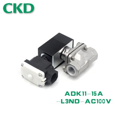 Van điện từ CKD solenoid valve, water valve ADK11-15A-L3ND-AC100V-AC220V