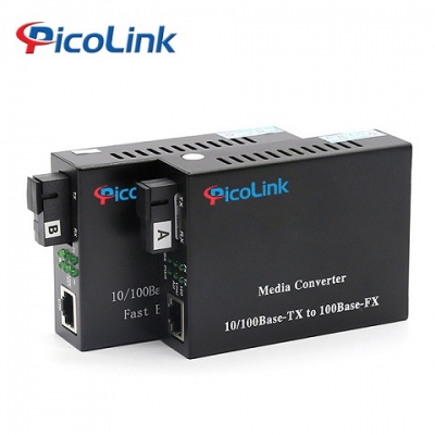 Bộ chuyển đổi quang điện 2 sợi PicoLink 10/100/1000M, Converter PL-GS-02