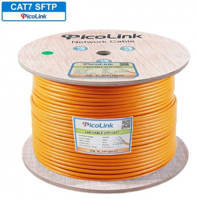 Dây mạng, cáp mạng Cat7 SFTP 10Gigabit chính hãng PicoLink mã P/N: PL-SFTP305-C7