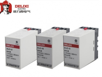 Rơ le bảo vệ mất pha, mất cân bằng pha, Delixi motor phase loss protection, 380v three-phase electrical phase sequence protection XJ3-D XJ3-G XJ3-2 XJ3-5 AC380V