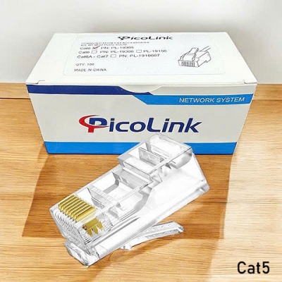 Hạt mạng Cat5, Đầu Bấm Mạng RJ45 Cat5, PicoLink PL-19305
