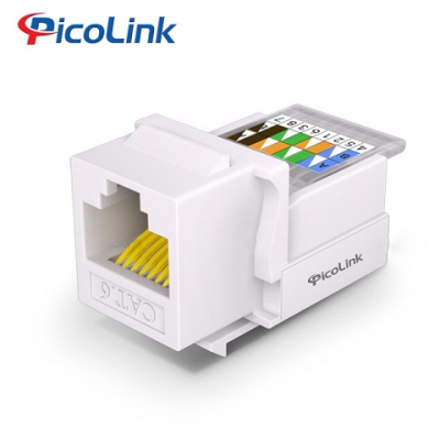 Nhân mạng RJ45 Cat6 , Modul Rack Cat6, PicoLink PL-1919-6V