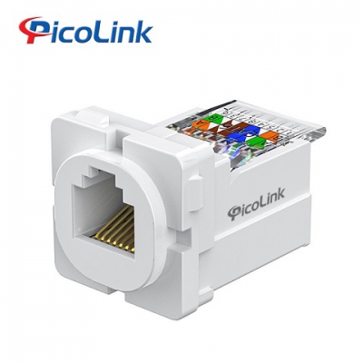 Nhân mạng RJ45 Cat6 , Modul Rack Cat6 Lắp mặt sino, PicoLink PL-1919-6T
