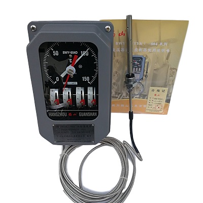 Đồng hồ đo nhiệt độ máy biến áp lực, Hangzhou Guanshan BWY (WTYK) -804DTH , BWY-804D