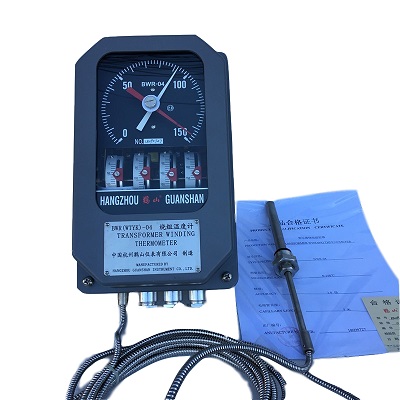 Đồng hồ đo nhiệt độ cuộn dây máy biến áp lực, Hangzhou Guanshan BWR (WTYK) -04, BWR-04