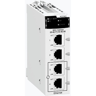 Schneider M340X80 Mô-đun mạng Ethernet TCP / IP BMXNOC0401BMXERT1604T