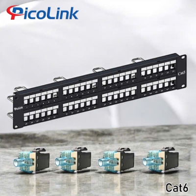 Thanh đấu nối Patch Panel CAT5 48 Port PicoLink PL-S2U48X-C5