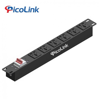 Thanh nguồn PDU Đa năng 6 ổ cắm 32A dùng cho tủ mạng.
