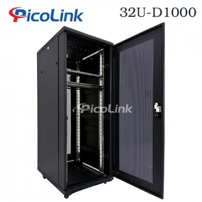 Tủ Mạng 32U-D1000, Tủ Rack 32U-D1000, Picolink PL32U-D1000