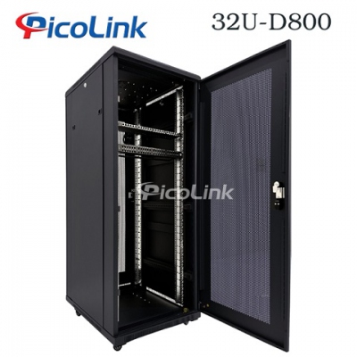 Tủ Mạng 32U-D800, Tủ Rack 32U-D800, Picolink PL32U-D800