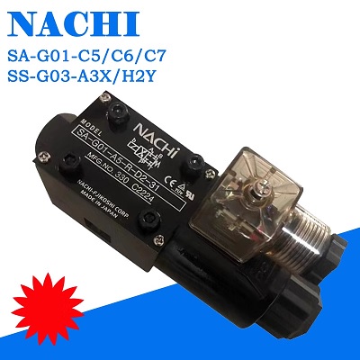 Van điện từ NACHI SNH-G01-AR-N-D2-11 SS-G01-A3X-R-C2-30 SS-G01-C5-R-C1-20 SS-G03-A3X-R-C2-30 SS-G03-C7Y-R-C2-30