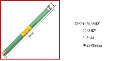 Cầu chì ống cao áp, cầu chì bảo vệ PT XRNP1-20KV 24KV 25*354mm